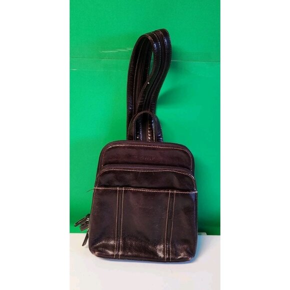 Vintage Diverso Italy Stylish Leather Backpack Bag - Picture 2 of 9